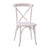 Flash Furniture X-BACK-LW Lime Wash Elmwood Bent X Back Side Chair