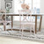 Flash Furniture X-BACK-LW Lime Wash Elmwood Bent X Back Side Chair