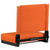 Flash Furniture XU-STA-OR-GG Orange Fabric Canvas Seat and Back Cover Grandstand Ultra-Padded Comfort Seat