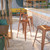Flash Furniture ET-BT3503-30-POC-GG 30.25" H Copper Galvanized Steel with Drain Hole Seat Bar Stool