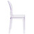 Flash Furniture OW-GHOSTBACK-18-GG Transparent Crystal Molded Polycarbonate Seat and Back Ghost Chair