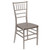 Flash Furniture LE-PEWTER-GG Pewter Finish Polycarbonate Hercules Premium Series Chiavari Stacking Chair