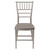 Flash Furniture LE-PEWTER-GG Pewter Finish Polycarbonate Hercules Premium Series Chiavari Stacking Chair