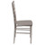 Flash Furniture LE-PEWTER-GG Pewter Finish Polycarbonate Hercules Premium Series Chiavari Stacking Chair