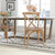 Flash Furniture X-BACK-MEDWHT Medium White Elmwood Bent X Back Side Chair