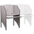 Flash Furniture MT-M6201-GY-GG Fused Nebula Gray Laminate Surface With Black Steel Frame Starter Study Carrel