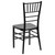 Flash Furniture LE-BLACK-GG Black One-Piece Ultra-Strong Polycarbonate Designed For Indoor/Outdoor Commercial Use Hercules Premium Series Stacking Chiavari Chair