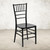 Flash Furniture LE-BLACK-GG Black One-Piece Ultra-Strong Polycarbonate Designed For Indoor/Outdoor Commercial Use Hercules Premium Series Stacking Chiavari Chair