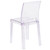 Flash Furniture OW-SQUAREBACK-18-GG Square Back For Commercial Use/Suitable for Outdoor Use Transparent Crystal Ghost Chair