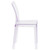 Flash Furniture OW-SQUAREBACK-18-GG Square Back For Commercial Use/Suitable for Outdoor Use Transparent Crystal Ghost Chair