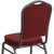 Flash Furniture NG-C01-HTS-2201-SV-GG Burgundy Patterned Fabric Silver Vein Powder Coated Frame Finish Hercules Series Stacking Banquet Chair