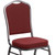 Flash Furniture NG-C01-HTS-2201-SV-GG Burgundy Patterned Fabric Silver Vein Powder Coated Frame Finish Hercules Series Stacking Banquet Chair