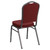 Flash Furniture NG-C01-HTS-2201-SV-GG Burgundy Patterned Fabric Silver Vein Powder Coated Frame Finish Hercules Series Stacking Banquet Chair