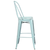 Flash Furniture ET-3534-30-DB-GG Dream Blue Galvanized Steel Drain Holes In Seat Bar Stool