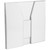 Flash Furniture XA-BAR-48-WH-GG 47.75" W White Laminate Aluminum Frame Foldable Portable Bar