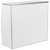 Flash Furniture XA-BAR-48-WH-GG 47.75" W White Laminate Aluminum Frame Foldable Portable Bar