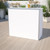 Flash Furniture XA-BAR-48-WH-GG 47.75" W White Laminate Aluminum Frame Foldable Portable Bar