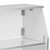 Flash Furniture XA-BAR-48-WH-GG 47.75" W White Laminate Aluminum Frame Foldable Portable Bar