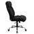Flash Furniture GO-1235-BK-FAB-GG Black Fabric Armless High Back Design Hercules Series Big & Tall Executive Swivel Office Chair