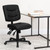 Flash Furniture GO-1574-BK-GG Black Bonded Leather Armless Mid Back Design Swivel Task Chair