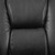 Flash Furniture GO-2132-LEA-GG Black Bonded Leather Padded Arms Mid Back Design Hercules Series Big & Tall Executive Swivel Office Chair