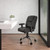 Flash Furniture GO-2132-LEA-GG Black Bonded Leather Padded Arms Mid Back Design Hercules Series Big & Tall Executive Swivel Office Chair