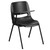Flash Furniture RUT-EO1-BK-RTAB-GG Black Flip-Up Right Handed Plastic Tablet Arm Seat and Back Hercules Series Ergonomic Shell Chair