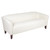 Flash Furniture 111-3-WH-GG White LeatherSoft with Cherry Stained Wood Feet Hercules Imperial Series Reception Sofa