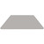 Flash Furniture XU-A3060-TRAP-GY-T-A-CAS-GG 57.5" W x 26.25" D x 22.25" - 30.37" Adjustable Height Trapezoid Gray Activity Table