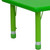 Flash Furniture YU-YCX-001-2-RECT-TBL-GREEN-GG Green Rectangular Plastic Top Safety Rounded Corners Preschool Activity Table