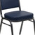 Flash Furniture FD-C01-SILVERVEIN-NY-VY-GG Navy Blue Vinyl Upholstered Silver Vein Powder Coated Frame Finish Hercules Series Stacking Banquet Chair