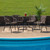Flash Furniture TLH-087RD-037BN4-GG Brown Steel Round Table Set with 4 Chairs