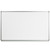 Flash Furniture YU-90X150-WHITE-GG 60" W x 36" D White with Aluminum Frame Magnetic Marker/Dry Erase Board