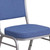 Flash Furniture FD-C01-S-7-GG Blue Fabric Upholstered Silver Powder Coated Frame Finish Hercules Series Stacking Banquet Chair