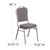 Flash Furniture FD-C01-S-7-GG Blue Fabric Upholstered Silver Powder Coated Frame Finish Hercules Series Stacking Banquet Chair
