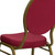 Flash Furniture FD-C04-ALLGOLD-2804-GG Burgundy Patterned Fabric Gold Powder Coated Frame Finish Hercules Series Stacking Banquet Chair