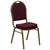 Flash Furniture FD-C03-ALLGOLD-EFE1679-GG Burgundy Diamond Patterned Fabric Gold Powder Coated Frame Finish Hercules Series Stacking Banquet Chair