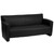 Flash Furniture 222-SET-BK-GG Black LeatherSoft with Sturdy Hardwood Construction Hercules Majesty Series Reception Set