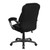 Flash Furniture GO-725-BK-GG Black Microfiber Padded Arms High Back Design Executive Swivel Office Chair
