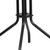 Flash Furniture TLH-070-1-GG Metal Base Black Powder Coated Finish With Tempered Glass Top Round Patio Table