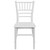 Flash Furniture LE-L-7K-WH-GG White One-Piece Polypropylene Designed For Indoor/Outdoor Commercial Use Kid's Chiavari Chair