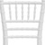 Flash Furniture LE-L-7K-WH-GG White One-Piece Polypropylene Designed For Indoor/Outdoor Commercial Use Kid's Chiavari Chair