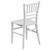 Flash Furniture LE-L-7K-WH-GG White One-Piece Polypropylene Designed For Indoor/Outdoor Commercial Use Kid's Chiavari Chair