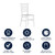Flash Furniture LE-L-7K-WH-GG White One-Piece Polypropylene Designed For Indoor/Outdoor Commercial Use Kid's Chiavari Chair