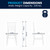 Flash Furniture LE-L-7K-WH-GG White One-Piece Polypropylene Designed For Indoor/Outdoor Commercial Use Kid's Chiavari Chair