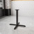 Flash Furniture XU-T3030-GG 30" x 30" x 42"H Black Powder Coated Finish Cast Iron X-Base Dining Height Table Base