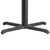 Flash Furniture XU-T3030-GG 30" x 30" x 42"H Black Powder Coated Finish Cast Iron X-Base Dining Height Table Base