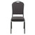 Flash Furniture FD-C01-SILVERVEIN-GY-GG Gray Fabric Upholstered Silver Vein Powder Coated Frame Finish Hercules Series Stacking Banquet Chair
