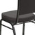 Flash Furniture FD-C01-SILVERVEIN-GY-GG Gray Fabric Upholstered Silver Vein Powder Coated Frame Finish Hercules Series Stacking Banquet Chair
