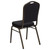 Flash Furniture FD-C01-GOLDVEIN-S0806-GG Black Patterned Fabric Gold Vein Powder Coated Frame Finish Hercules Series Stacking Banquet Chair